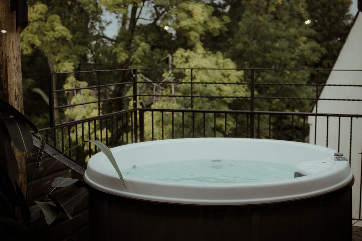 Roof Terrace Hot tub